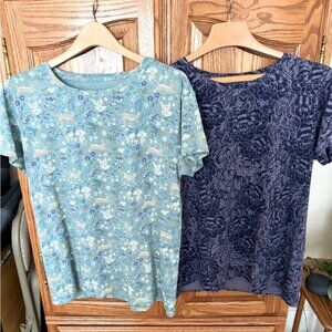 Pair of Life Is Good Crusher-LITE Tees